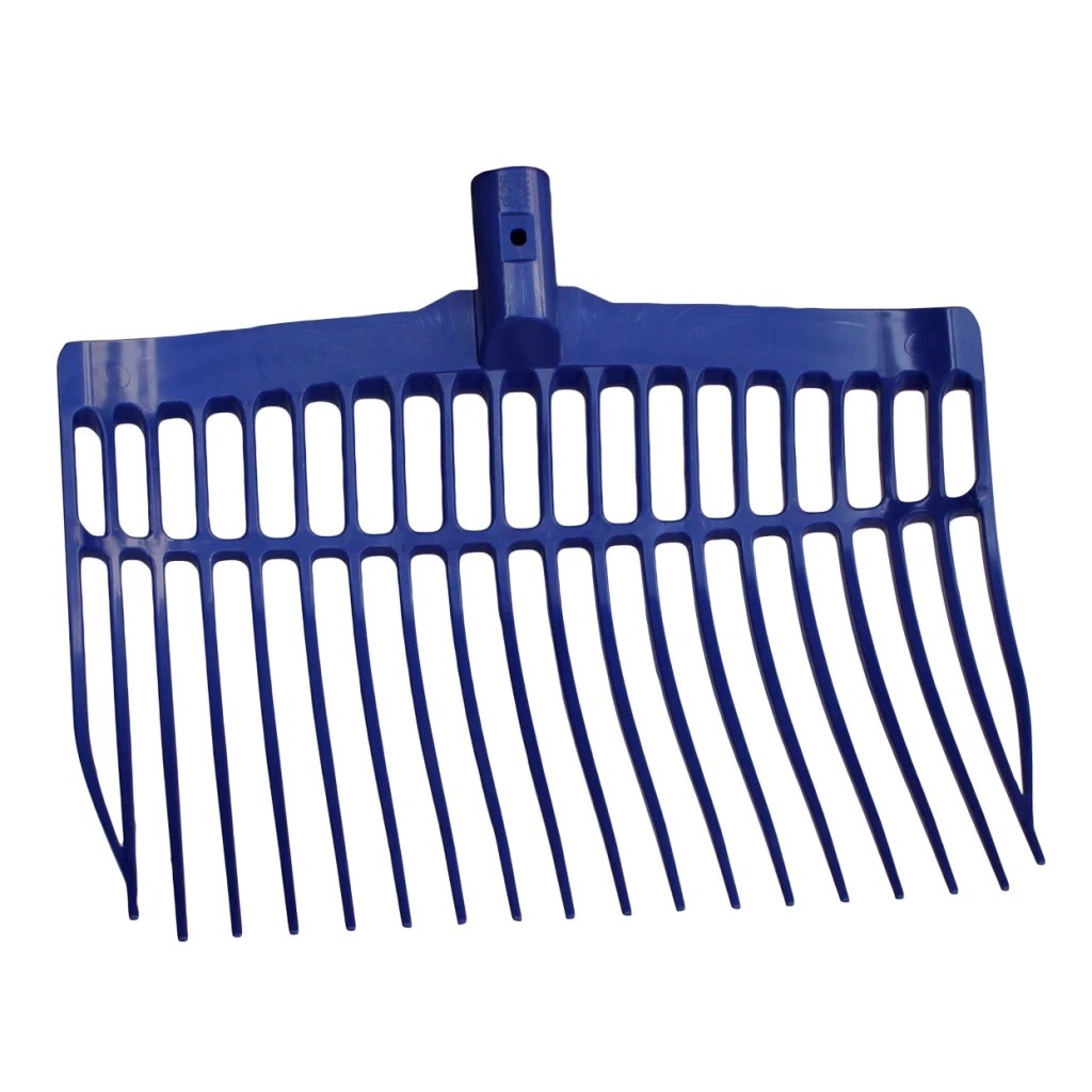 Mestvork Kunststof Zonder Steel Blauw - onverwoestbaar en multifunctioneel! Mestvork Kunststof Zonder Steel Blauw - onverwoestbaar en multifunctioneel!