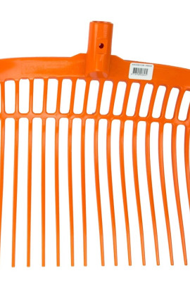 Shaving Fork Polycarbonate Plastic Without Handle Orange - indestructible