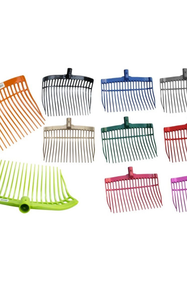 Shaving Fork Polycarbonate Plastic Without Handle Red - indestructible
