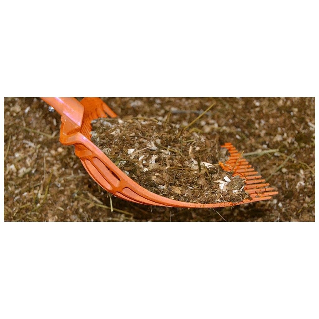 Shaving Fork Polycarbonate Plastic Without Handle Red - indestructible