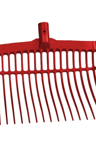 Shaving Fork Polycarbonate Plastic Without Handle Red - indestructible