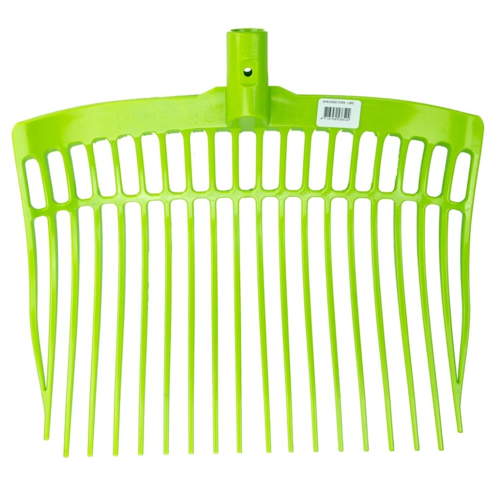 Shaving Fork Polycarbonate Plastic Without Handle Lime Green - indestructible Shaving Fork Polycarbonate Plastic Without Handle Lime Green - indestructible