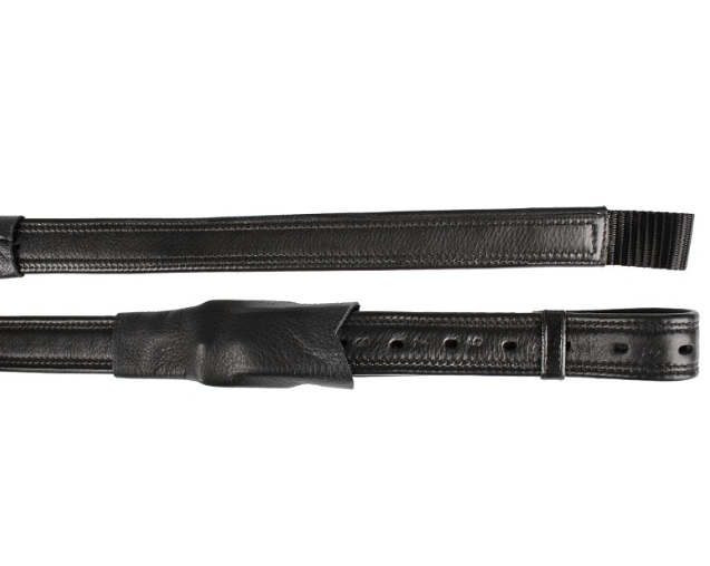 Horka Beugelriemen Dressuur Nylon Kern - Zwart - Ridershouse Horka Beugelriemen Dressuur Nylon Kern - Zwart - Ridershouse