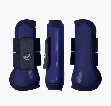 QHP Peesbeschermers Navy Full - schokdempend, anatomisch en stevig QHP Peesbeschermers Navy Full - schokdempend, anatomisch en stevig