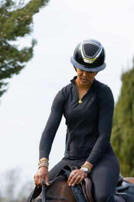 KASK Starlady PURE SHINE Black IN-OUT Silver Diamond KASK Starlady PURE SHINE Black IN-OUT Silver Diamond