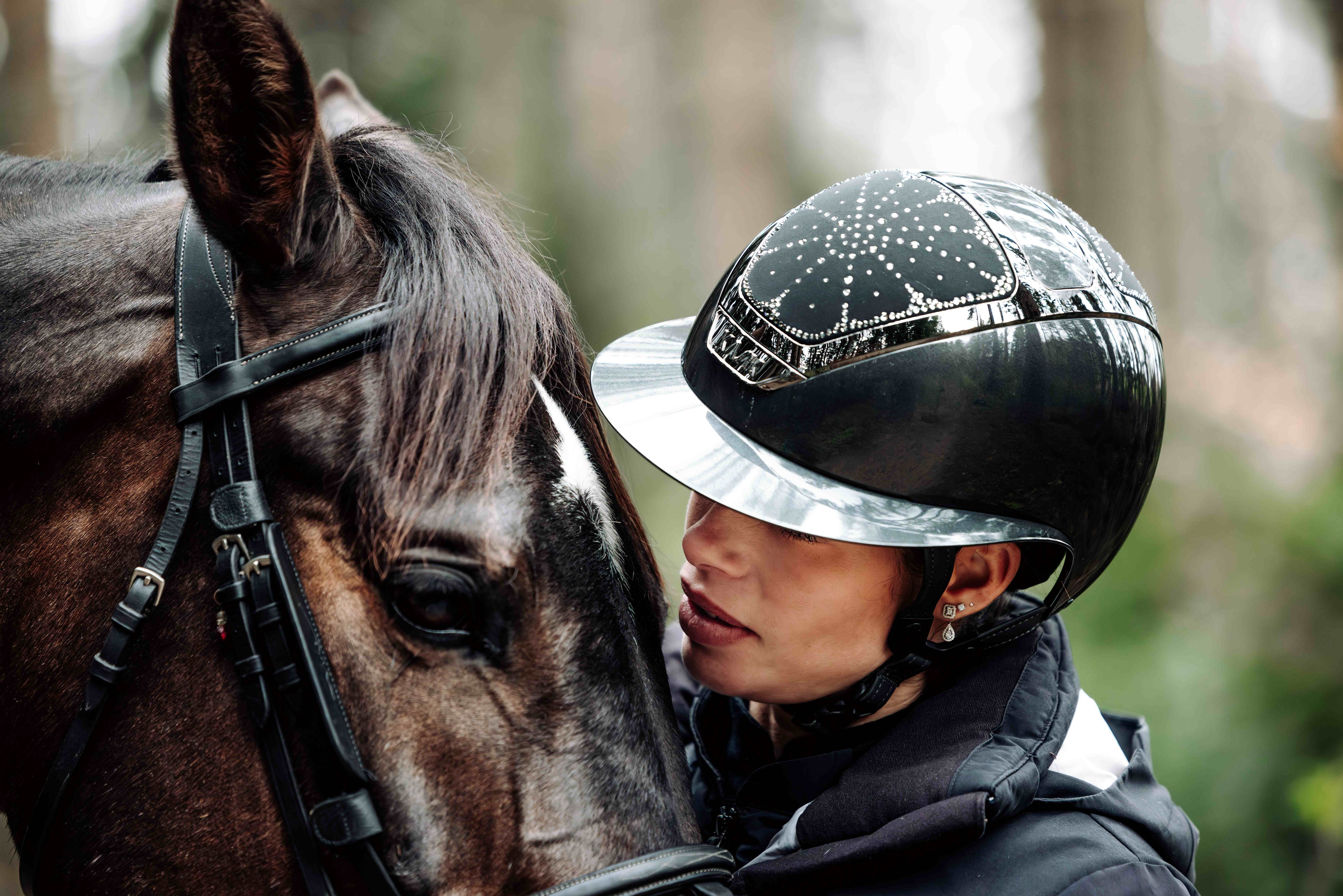 KASK Starlady PURE SHINE Anthracite Riviera Silver Diamond KASK Starlady PURE SHINE Anthracite Riviera Silver Diamond