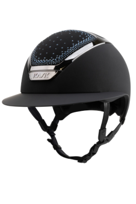 KASK Starlady Chrome Black IN-OUT Blue Montana