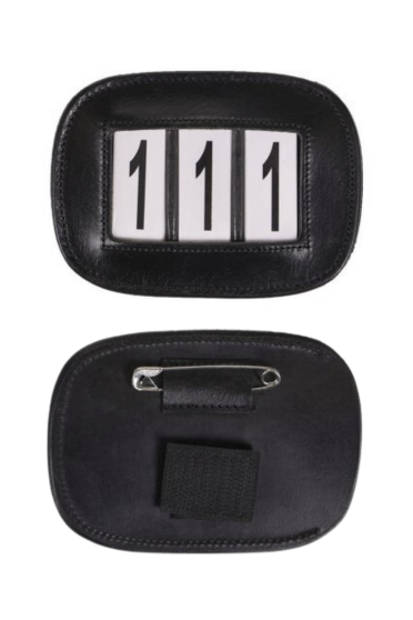 QHP Number Holder Modeste Square - Easy to attach to bridle or saddle pad QHP Number Holder Modeste Square - Easy to attach to bridle or saddle pad