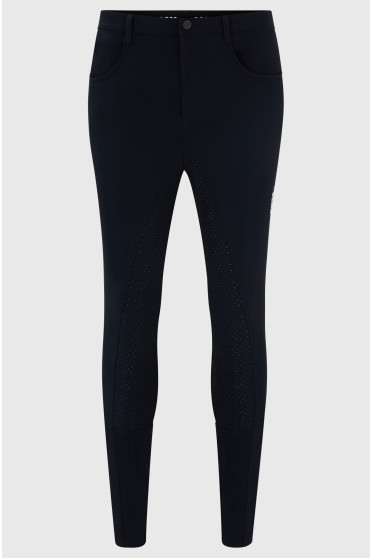BOSS EQUESTRIAN Mannen Rijbroek Full Grip Jim Summer - Donkerblauw BOSS EQUESTRIAN Mannen Rijbroek Full Grip Jim Summer - Donkerblauw
