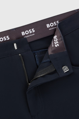 BOSS EQUESTRIAN Mannen Rijbroek Full Grip Jim Summer - Donkerblauw BOSS EQUESTRIAN Mannen Rijbroek Full Grip Jim Summer - Donkerblauw