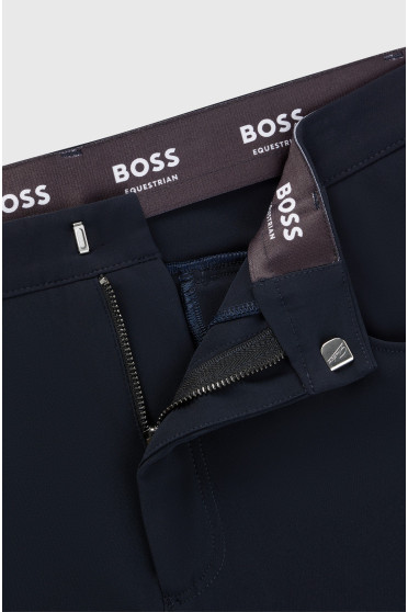 BOSS EQUESTRIAN Mannen Rijbroek Full Grip Jim Summer - Donkerblauw BOSS EQUESTRIAN Mannen Rijbroek Full Grip Jim Summer - Donkerblauw