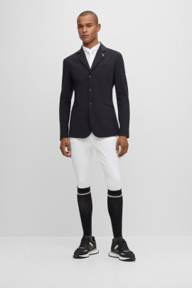 BOSS EQUESTRIAN Mannen Rijbroek Full Grip Jim Summer - Wit