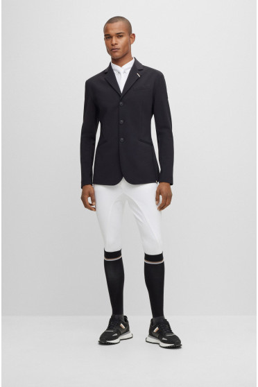 BOSS EQUESTRIAN Mannen Rijbroek Full Grip Jim Summer - Wit BOSS EQUESTRIAN Mannen Rijbroek Full Grip Jim Summer - Wit