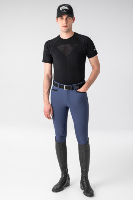 Equiline Heren T-shirt Cisec  Donkerblauw - ademend en comfortabel