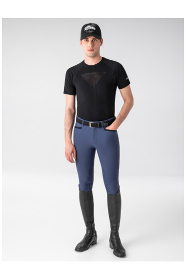 Equiline Men's T-shirt Cisec Navy Blue - maximum freedom and breathability Equiline Men's T-shirt Cisec Navy Blue - maximum freedom and breathability