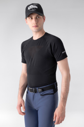 Equiline Men's T-shirt Cisec Navy Blue - maximum freedom and breathability Equiline Men's T-shirt Cisec Navy Blue - maximum freedom and breathability