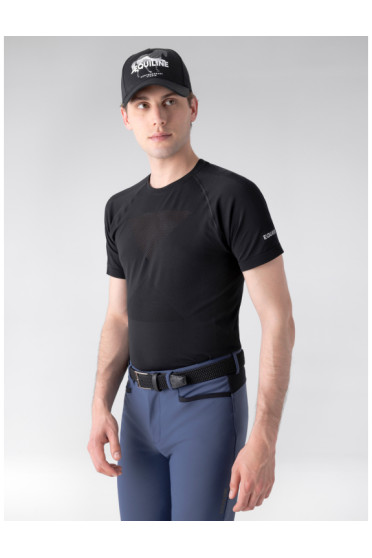Equiline Men's T-shirt Cisec Navy Blue - maximum freedom and breathability Equiline Men's T-shirt Cisec Navy Blue - maximum freedom and breathability