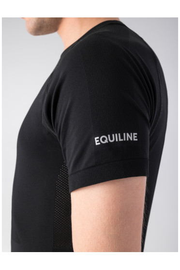 Equiline Heren T-shirt Cisec Donkerblauw - ademend en comfortabel Equiline Heren T-shirt Cisec Donkerblauw - ademend en comfortabel
