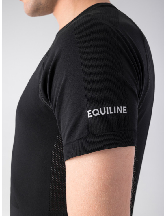 Equiline Heren T-shirt Cisec Donkerblauw - ademend en comfortabel Equiline Heren T-shirt Cisec Donkerblauw - ademend en comfortabel