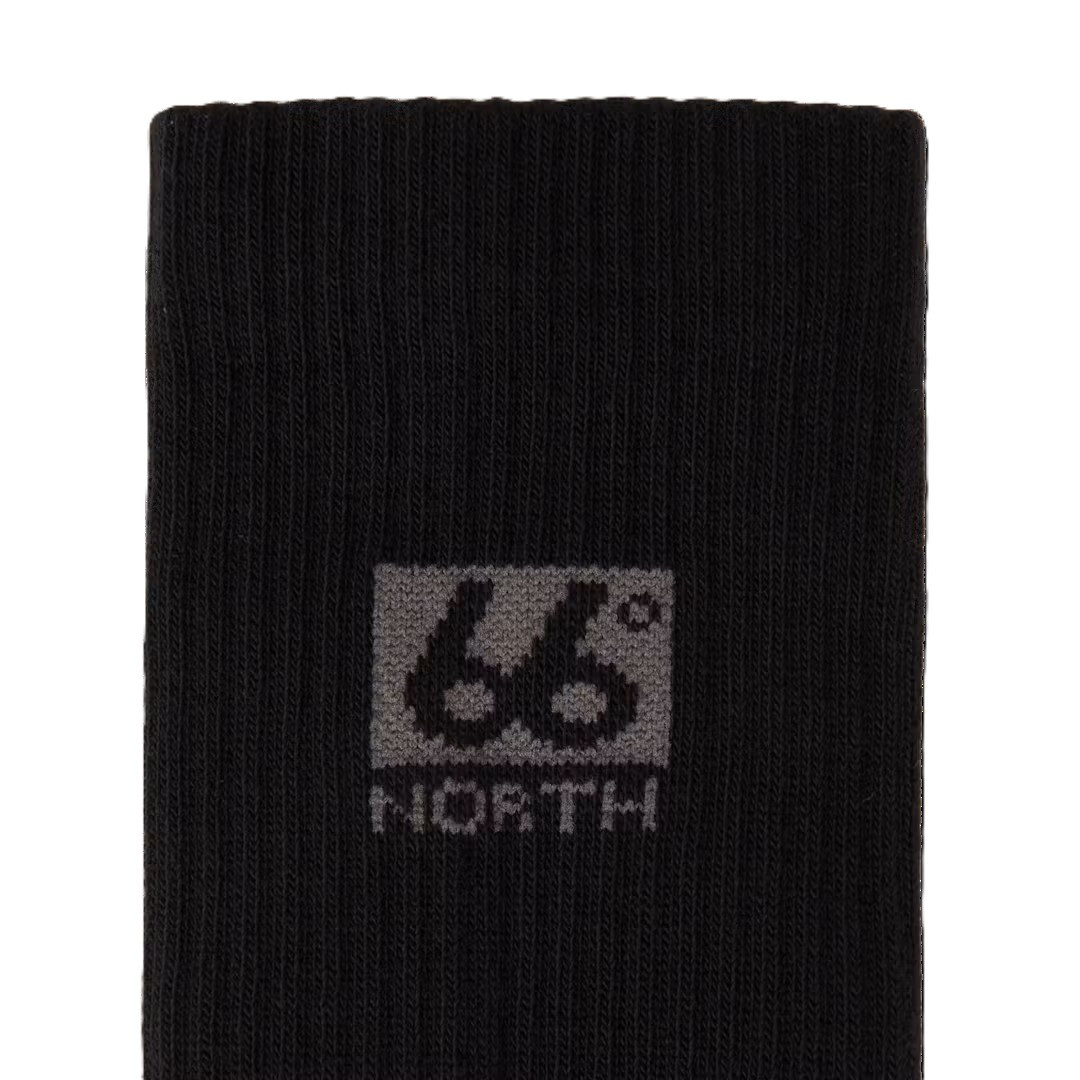 66° North Laugavegur Liner Sokken Zwart met grijs logo 66° North Laugavegur Liner Sokken Zwart met grijs logo
