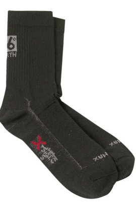 66° North Laugavegur Liner Sokken Zwart met grijs logo
