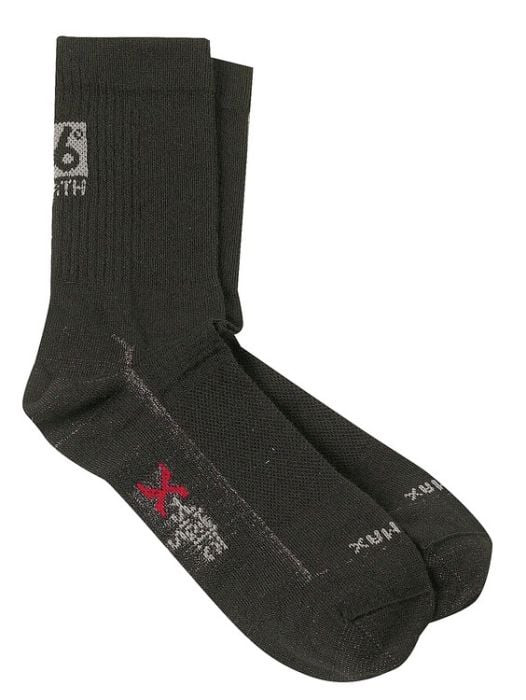 66° North Laugavegur Liner Sokken Zwart met grijs logo 66° North Laugavegur Liner Sokken Zwart met grijs logo