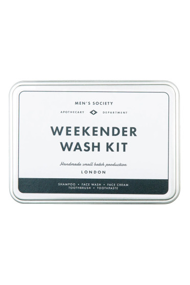 Men's Society Weekender Wash Kit - compact en compleet Men's Society Weekender Wash Kit - compact en compleet