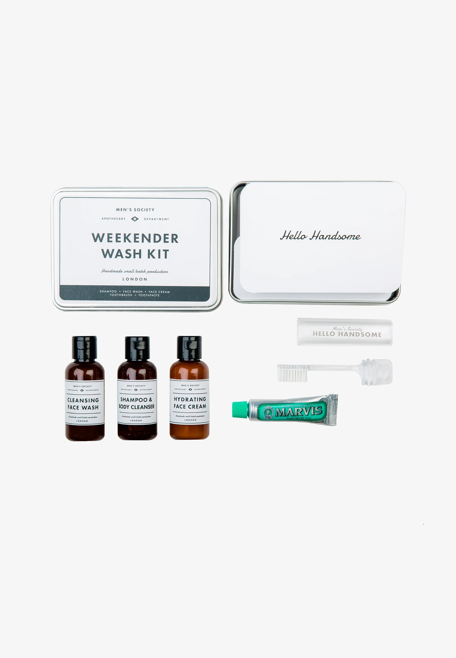 Men's Society Weekender Wash Kit - compact en compleet Men's Society Weekender Wash Kit - compact en compleet