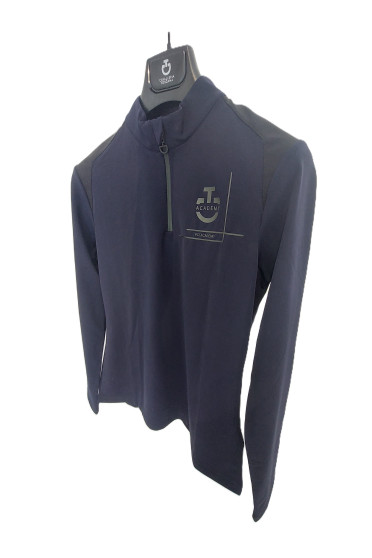 CT Academy Jersey Fleece Zip Training Polo - Blauw - Ridershouse.com CT Academy Jersey Fleece Zip Training Polo - Blauw - Ridershouse.com