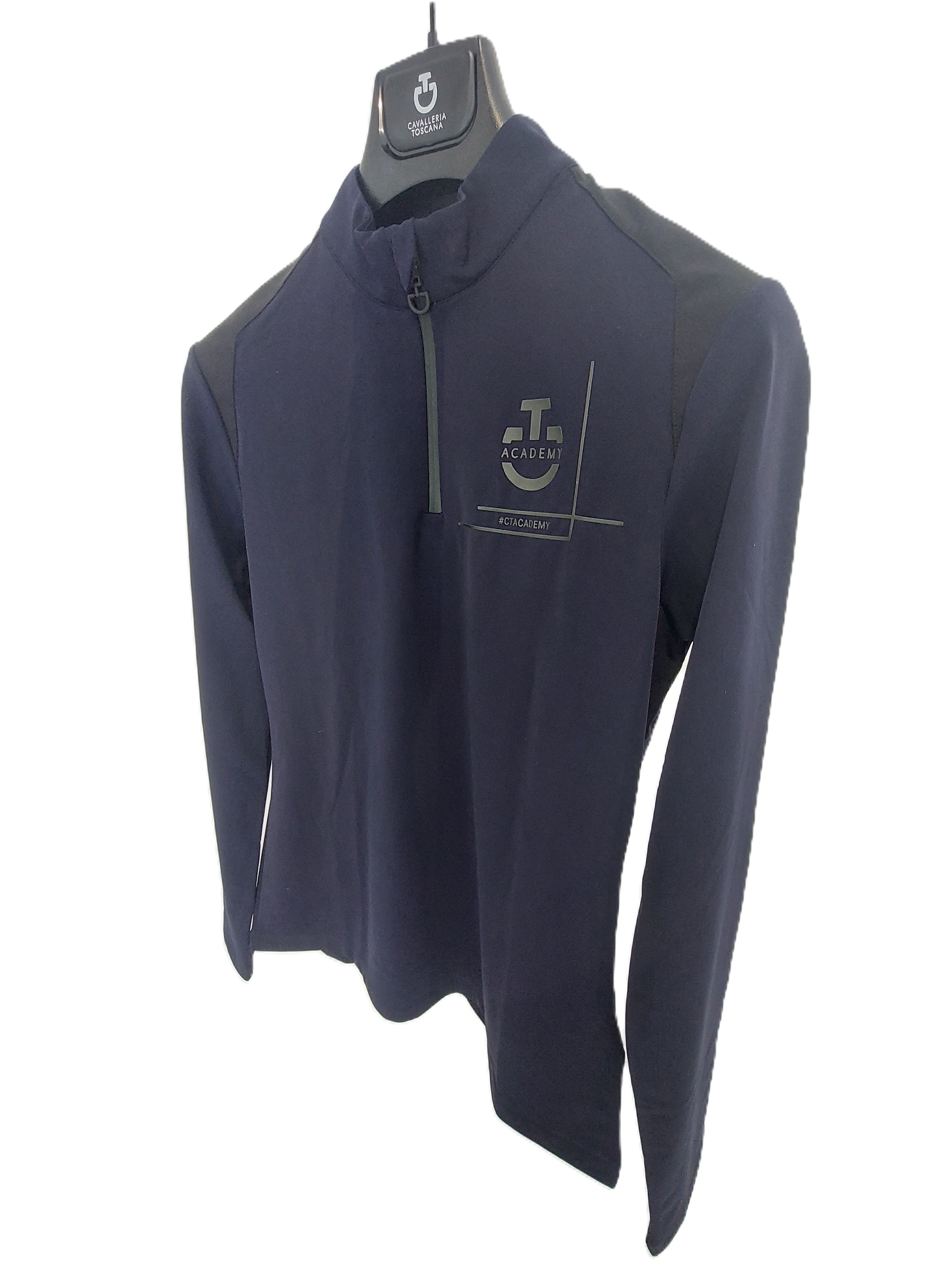 CT Academy Jersey Fleece Zip Training Polo - Blauw - Ridershouse.com CT Academy Jersey Fleece Zip Training Polo - Blauw - Ridershouse.com