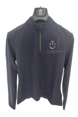 CT Academy Jersey Fleece Zip Training Polo - Blauw - Ridershouse.com
