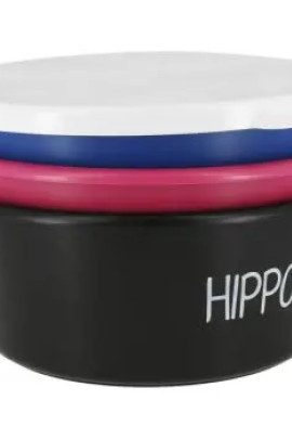 Voerbak Hippotonic met deksel 5L - zwart, roze, blauw