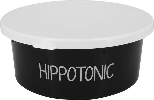 Feeding Bowl Hippotonic With Lid 5L - black, pink, blue