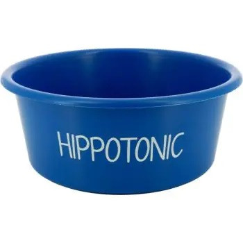 Feeding Bowl Hippotonic With Lid 5L - black, pink, blue