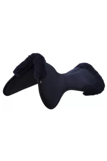 Acavallo Close Contact Memory Foam Sheepskin Half Pad - in de kleur zwart