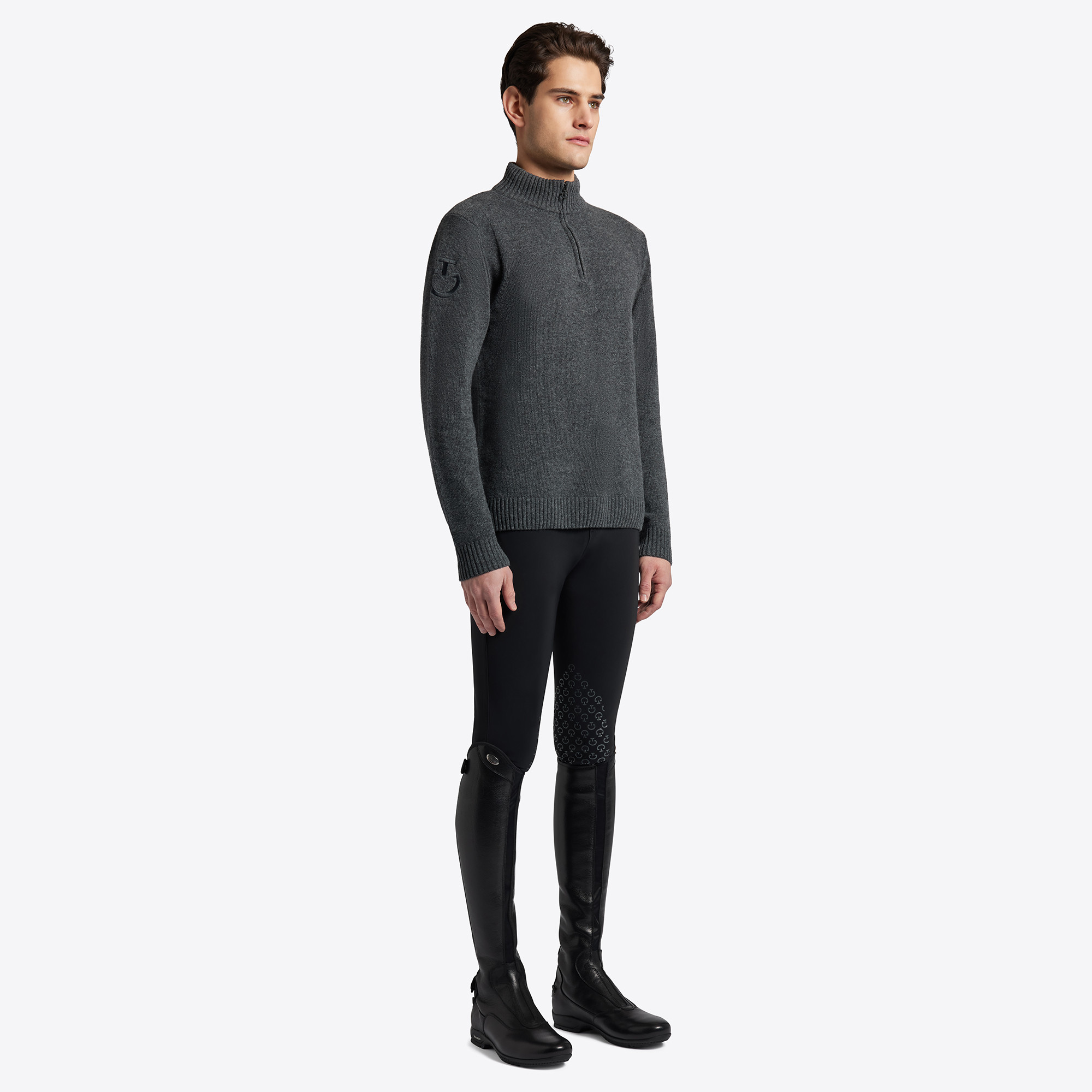 Cavalleria Toscana Half Zip Coltrui Lamswol Cavalleria Toscana Half Zip Coltrui Lamswol