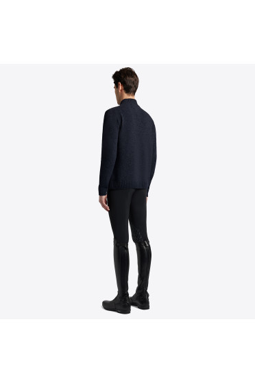 Cavalleria Toscana Half Zip Coltrui Lamswol Donkerblauw Cavalleria Toscana Half Zip Coltrui Lamswol Donkerblauw