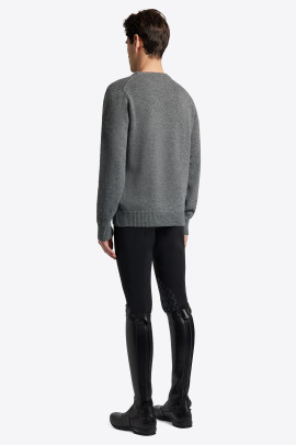 Cavalleria Toscana Wollen Crew Neck Trui Grijs Cavalleria Toscana Wollen Crew Neck Trui Grijs