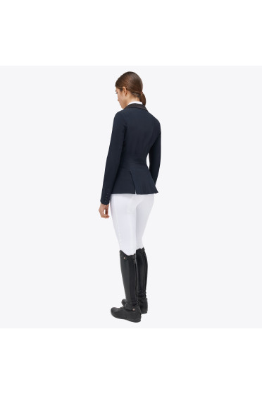 Cavalleria Toscana Dames Wedstrijdjasje GP Zip Navy - klassiek en chique Cavalleria Toscana Dames Wedstrijdjasje GP Zip Navy - klassiek en chique