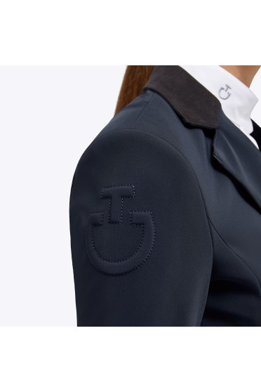 Cavalleria Toscana Dames Wedstrijdjasje GP Zip Navy - klassiek en chique Cavalleria Toscana Dames Wedstrijdjasje GP Zip Navy - klassiek en chique