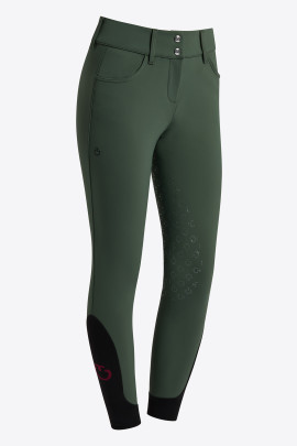 Cavalleria Toscana American Full Grip Breeches Groen - comfortabel