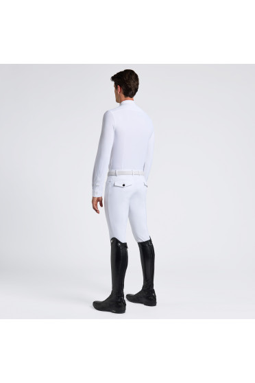 Cavalleria Toscana Heren Wedstrijdshirt L/S Guibert Wit - klassiek Cavalleria Toscana Heren Wedstrijdshirt L/S Guibert Wit - klassiek