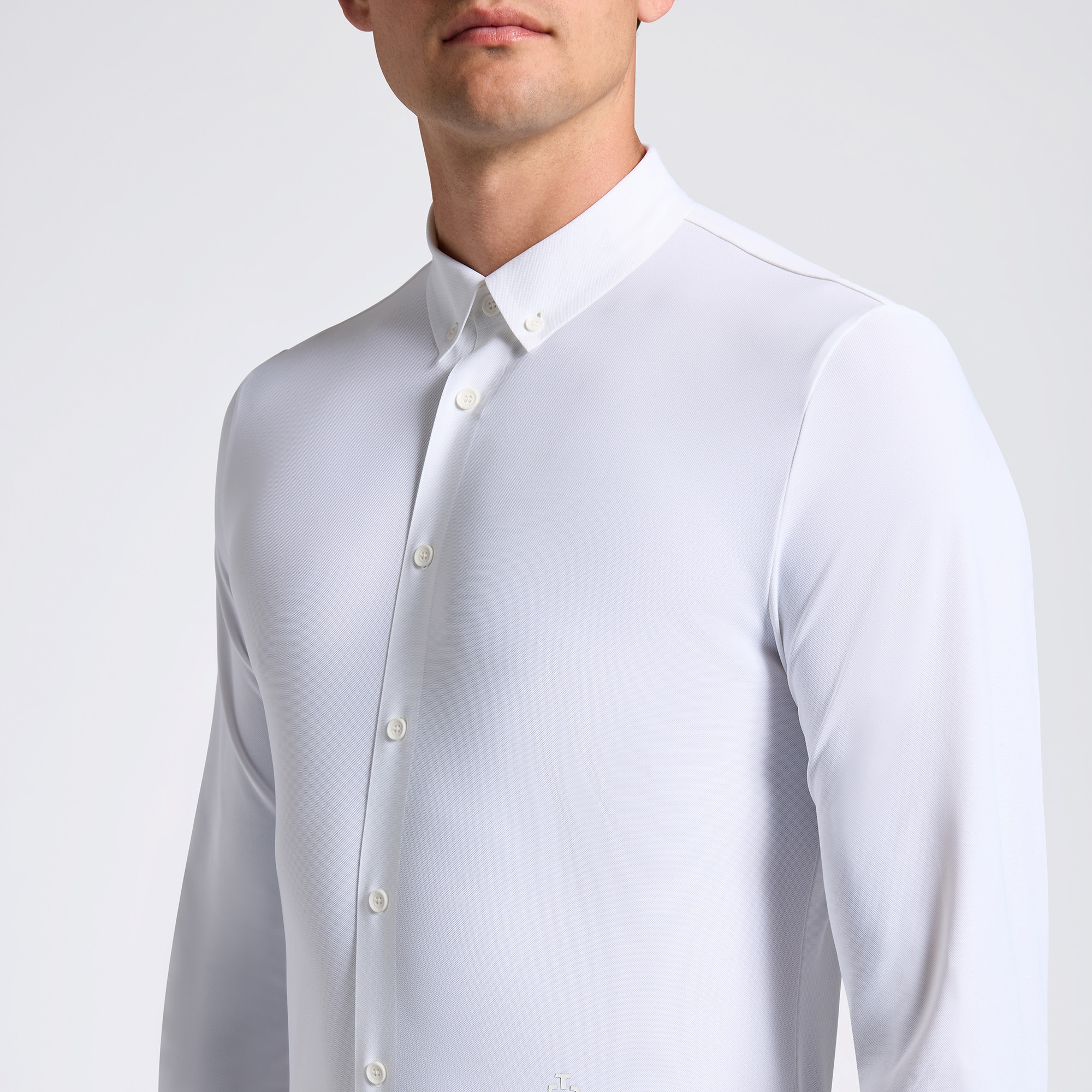 Cavalleria Toscana Men's Competition Shirt L/S Guibert White - classic Cavalleria Toscana Men's Competition Shirt L/S Guibert White - classic