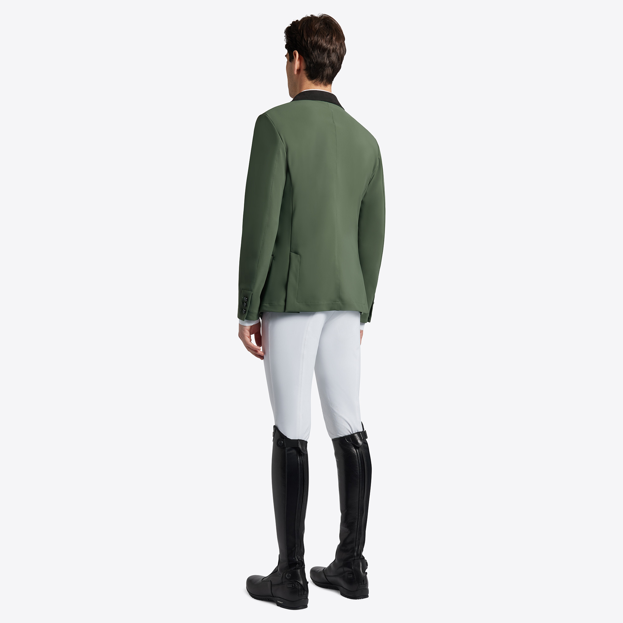 Cavalleria Toscana Men's Riding Jacket Lightweight Jersey - Green Cavalleria Toscana Men's Riding Jacket Lightweight Jersey - Green