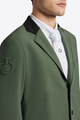 Cavalleria Toscana Heren Wedstrijdjasje Lightweight Jersey - Groen Cavalleria Toscana Heren Wedstrijdjasje Lightweight Jersey - Groen