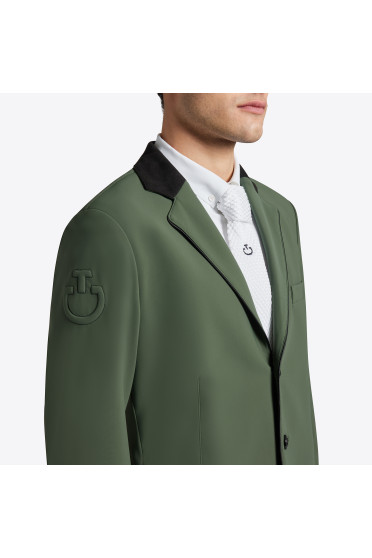 Cavalleria Toscana Heren Wedstrijdjasje Lightweight Jersey - Groen Cavalleria Toscana Heren Wedstrijdjasje Lightweight Jersey - Groen