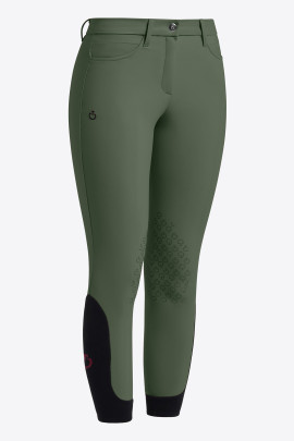 Cavalleria Toscana Meisjes Color Grip Rijbroek - Groen