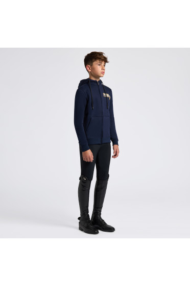 Cavalleria Toscana Boys Hooded Sweatshirt Comic Book Navy - tough look Cavalleria Toscana Boys Hooded Sweatshirt Comic Book Navy - tough look