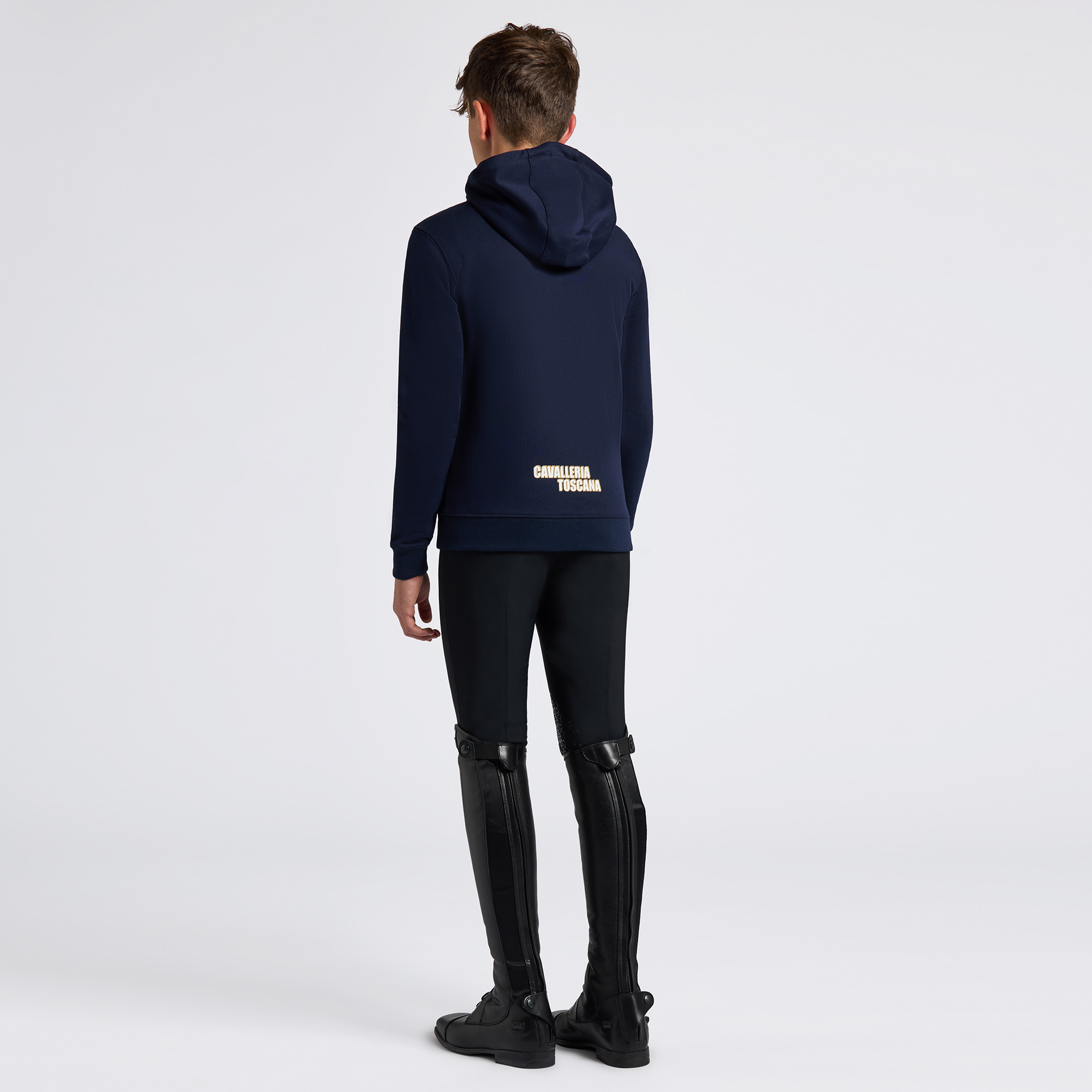 Cavalleria Toscana Boys Hooded Sweatshirt Comic Book Navy - tough look Cavalleria Toscana Boys Hooded Sweatshirt Comic Book Navy - tough look