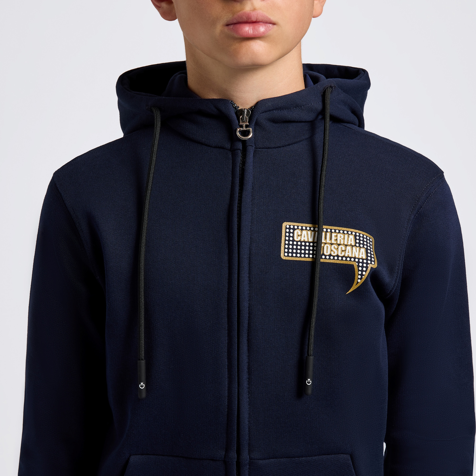 Cavalleria Toscana Boys Hooded Sweatshirt Comic Book Navy - tough look Cavalleria Toscana Boys Hooded Sweatshirt Comic Book Navy - tough look